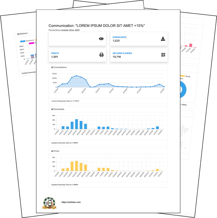 Download a sample of statistics report of consultations